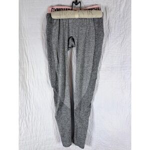 Gymshark Women's Athletic Gym Leggings Grey Pink, Size Small